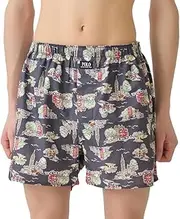 [Gunze] POLO PBM821 Men's Trunks (Front Opening) UK Pattern