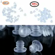 30 Pieces Clear Rubber Glass Table Top Spacers from sliding and scratching Cover