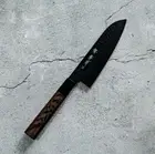 Sakai Takayuki Kurokage VG10 Hammered Teflon Santoku Japanese Knife 170mm Wenge