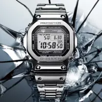 在飛比找momo購物網優惠-【CASIO 卡西歐】G-SHOCK 全金屬太陽能智慧藍牙電