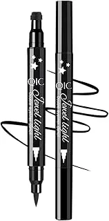 Linjinx Professional Double Head Eyeliner Pen Ultra Fine Brush Tip Waterproof Long Wear Highly Colored Smudge Resistant Makeup Type A One Size