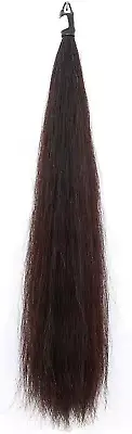 Y.J TAILS Horse Tail Extensions with Braided Horsehair Loop, Blunt Cut Bottom...