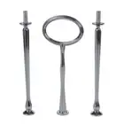 3 Tier Oval Stand (3 SETS) Cake Plate Display Holder Handle9532