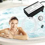 Winish Ozone Generator for Cold Plunge with Timer, 1000mg/H Ozone Bubbler Keep Cold and Hot Plunge tub Ice Bath, Spa, Pool Clean,Portable spa Ozone Generator Cold Plunge Tub Accessories