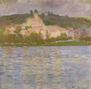 Claude Monet - Vetheuil Giclee Fine Art Print Reproduction on Canvas 36"