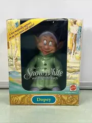 Dopey Disney's Snow White & the Seven Dwarfs 1992 Mattel 6" NEW Open Box