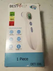 BESTMED 1 Second Infrared Non Contact Thermometer Forehead DET-306 Fever Alarm