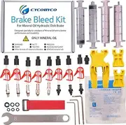 Cycobyco Mineral Oil Bicycle Hydraulic Disc Brake Bleed Kit For All Series Shimano/Magura/Tektro/ZOOM/CSC/ECHO/GIANT / HS33 / NUTT Cycling (Genaral kit)