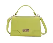 green*Crossbody Bags Purses for Girls,Trendy Small Handbags Top Handle Women Purse Tiny Handbag