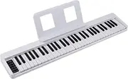 Namolit 61-Key Foldable Electronic Piano Multifunctional Electronic Organ 61 Keys Sensitive Piano Keyboard with LCD Display BT Connectivity Portable Musical Instrument Digital Piano