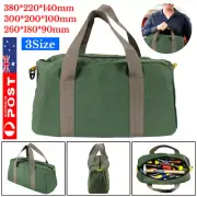 12-20" Waterproof Tool Bag Portable Storage Toolkit Hand Heavy Case Canvas Duty