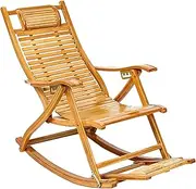 KELUNIS Folding Lounge Chair Wooden Chaise Lounge Easy to Move Supports Up to 440 lbs Pool Patio Chaise for Patio Beach Pool,Natural
