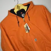 Carhartt Active Hunting Jacket Quilt Lined Mens 4XL J140 BLZ Blaze Orange NWT