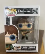 Funko Pop! Rocks! Vinyl: John Lennon #246 (2021) Music Fast Shipping