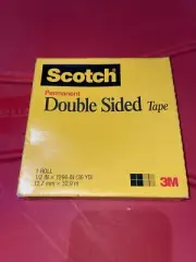 3M Permanent Double Sided Tape 1 Roll 1/2" X 1296"/36yards