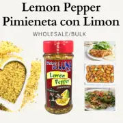 Lemon Pepper Seasoning 6 oz - Pimieneta con Limon Deluna - Grilling Spices