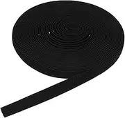 Elastic Nylon Hook and Loop Fastener Tape Yards of Black Stretch Band for DIY Projects Sewing Crafting and Home Repairs Soft and Durable Nylon for Diverse Applications