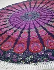 Cotton Bedspread Mandala Tapestry Bed Cover Hippie Gypsy Bohemian Room Decor