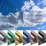 [300CM 1ROLL】ONE WAY WINDOW FILM,SELF-ADHESIVE MIRROR EFFECT