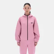 Hooded Vector Top Dusty Rose