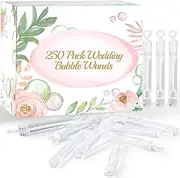 250 Pack Mini Bubble Wands Bulk, Party Favors for Weddings, Valentine's Day, Anniversaries, Celebrations, Graduation, Birthday for Boys Girls Kids Toddler Adults