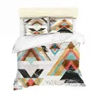 Spotted Blue Triangle 3D Print Duvet Quilt Doona Covers Pillow Case Bedding Sets