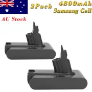 4.8Ah For Dyson V6 DC58 DC59 DC61 DC62 DC72 DC74 SV06 2Pcs 21.6V Li-ion Battery
