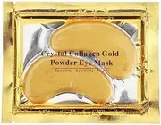NYKKOLA MultiPairs Gold Eye Mask Powder Crystal Gel Collagen Eye Pads For Anti-Aging & Moisturizing Reducing Dark Circles, Puffiness, Wrinkles (10 Pairs)