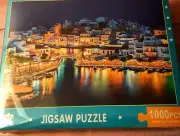 1000 piece jigsaw puzzle. Ambilight. Beautiful Harbour Scene With Background...