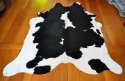 A Silky Smooth Coat - A Superb Friesian Cowhide Rug