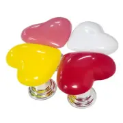 Heart Shape Toilet Presser Love Toilet Press Button Batthroom Water Tank Buttons
