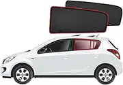 Genuine SNAPSHADES Car Rear Window Shades for Hyundai i20 1st Gen (PB; 2008-2014)