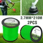 2PACK 2.7MM X 210M COMMERCIAL USE TRIMMER LINE MOWING Whipper Snipper Cord Rope