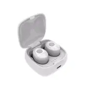 Bluetooth Headset Sports True Wireless Headset Mini Binaural Charger Waterproof Running Ear Plugs-White