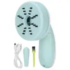 (Blue) C500 Desktop Cleaner Rechargeable Desktop Cleaner Cleaning Robot Mini