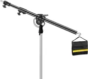 Photography Extension Boom Arm for Light Stand/C-Stand,2.3Ft to 4.9Ft Ajustable