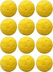 Outdoor Cucumber Balls, Indoor Cucumber Balls, 12 x High Visibility Cucumber Balls - Outdoor High Visibility Jumping Accessories for Tournament Game Beginners