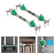 Adjustable Bubble Level Tool for Accurate Alignment of Shower Heads and Faucets
