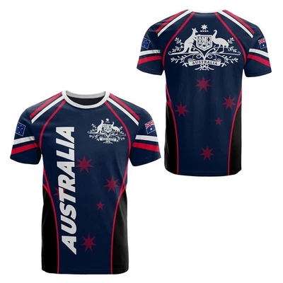 Australian Flag Adult T Shirt Australia Day Unisex Outdoor Oz Aussie Souvenir