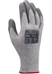 Showa DURACOIL PU-COATED CUT RESISTANT GLOVES 1-Pair Grey- Size 7, 8 Or 9