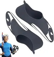 Swimming Flippers | Short Swim Fins,Freediving Equipment, Snorkeling Set, Sport Gear for Adults Kids Beach Pool Vacation Use