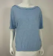 Banana Republic Short Sleeve Sweater Size XL Boat Neck Blue
