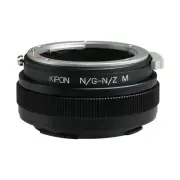 KIPON Macro Adapter with Helicoid Tube for Nikon G Mount Lens to Nikon Z Camera