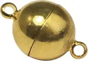 Rayher Magnetic Clasp Extra Strong 12 mm Diameter Gold-Plated