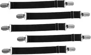 MUELODSIC 5pcs Adjustable Elastic Boot Straps for Motorcycle Riding Multi Purpose Leg Clips Comfortable and Versatile Straps for Outdoor Activities Stylish Design Leg