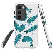 For Samsung Galaxy S23 Case Shielding Cover, Baby Seals