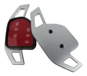 Premium Aluminum Silver Rocker Switches Extension Paddles Steering for Audi