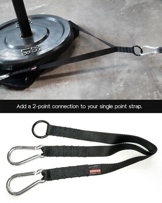 2 Point Attachment Strap For Weight Sleds - 2,000 lb Capacity - Made in USA