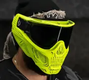 HK ARMY HSTL SKULL GOGGLE NEON YELLOW W/ SMOKE LENS