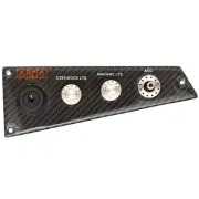 Four Winns Boat Ignition Switch Panel 025-4901 | Push-Pull Carbon Fiber Inboard